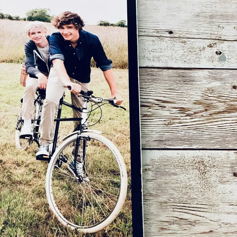 NWT Gorgeous 1D One Direction on bicycles Spiral 70 Pages Notebook